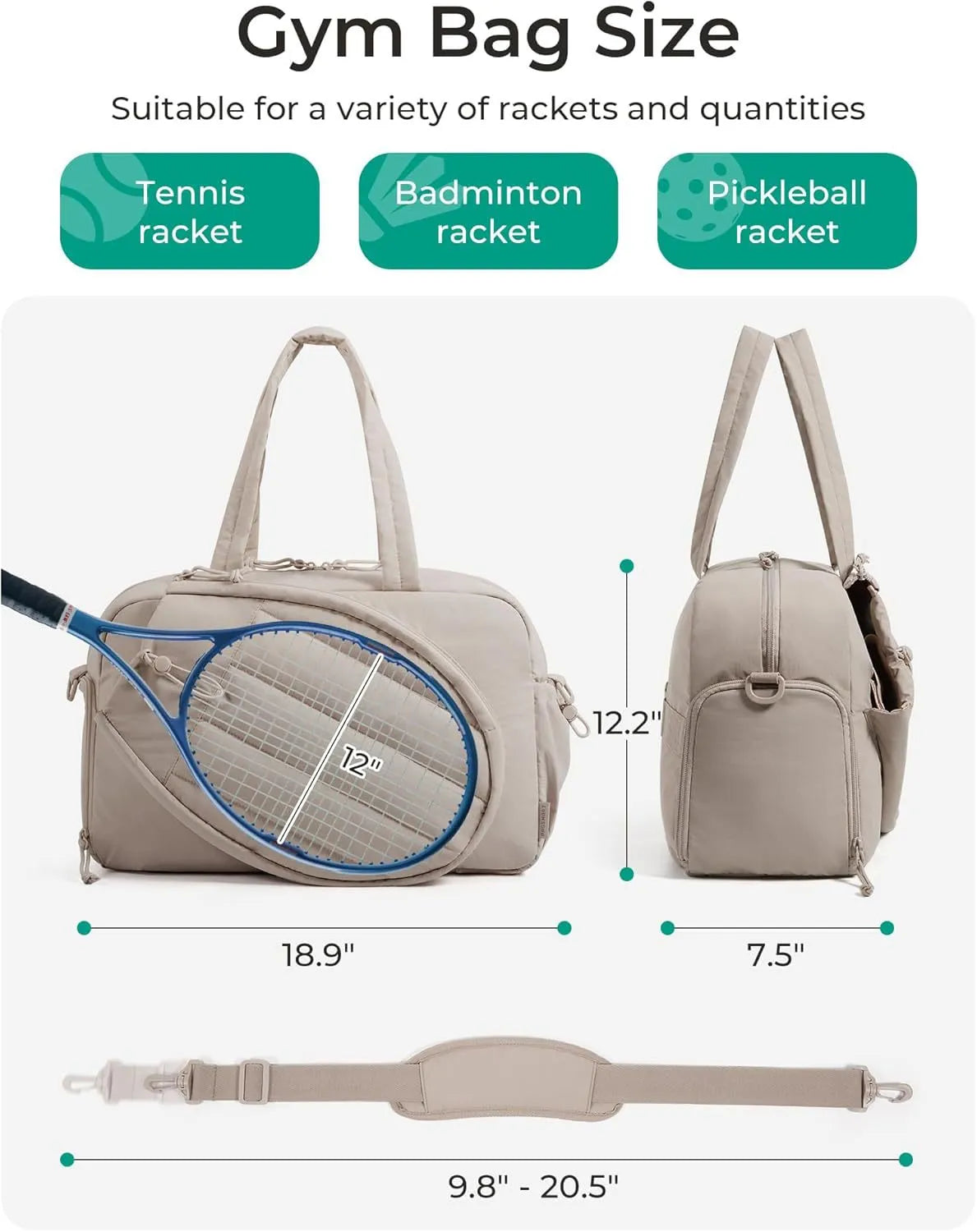 Sportevix™ Pickleball Bag One Bag. Every Match. Every Trip.