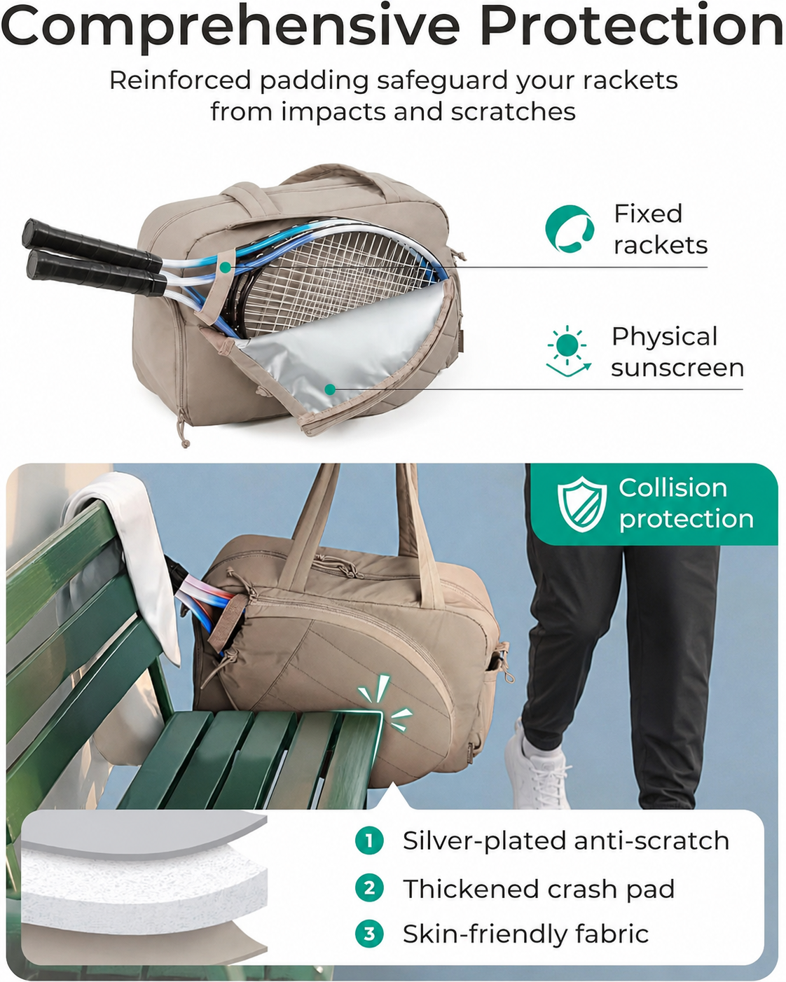 Sportevix™ Pickleball Bag One Bag. Every Match. Every Trip.